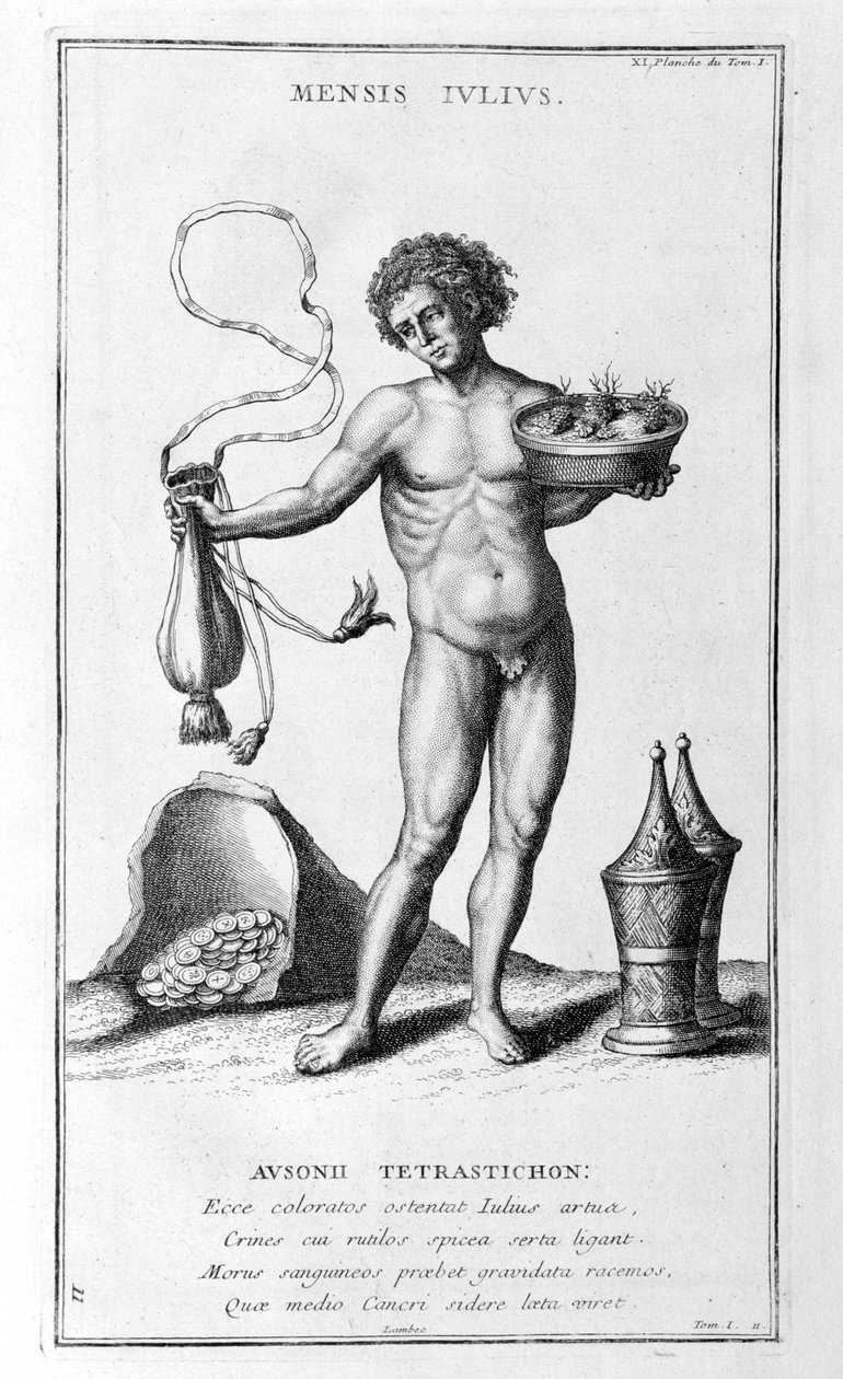 En representasjon av juli 1757. av Bernard de Montfaucon