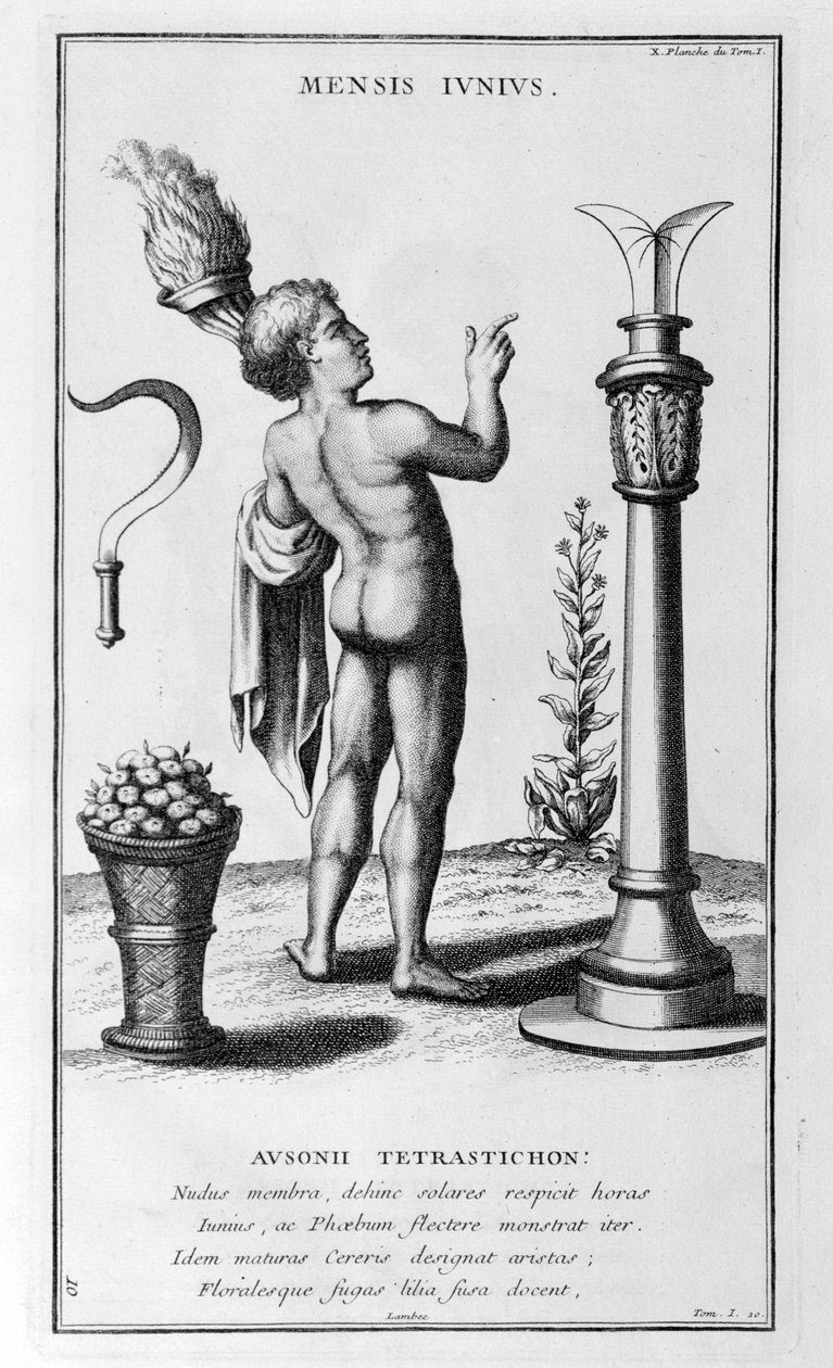 En representasjon av juni 1757. av Bernard de Montfaucon
