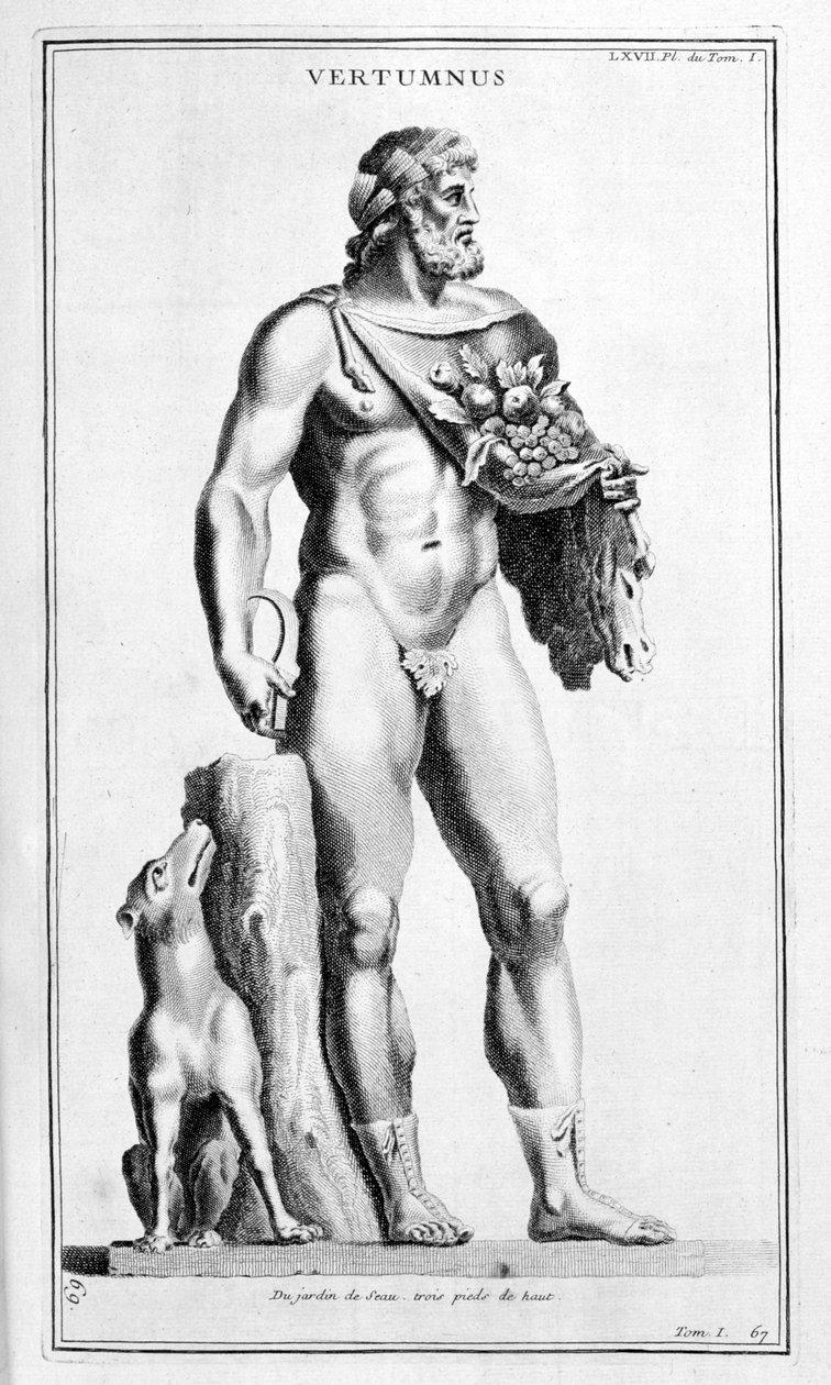 Vertumne, 1757 av Bernard de Montfaucon