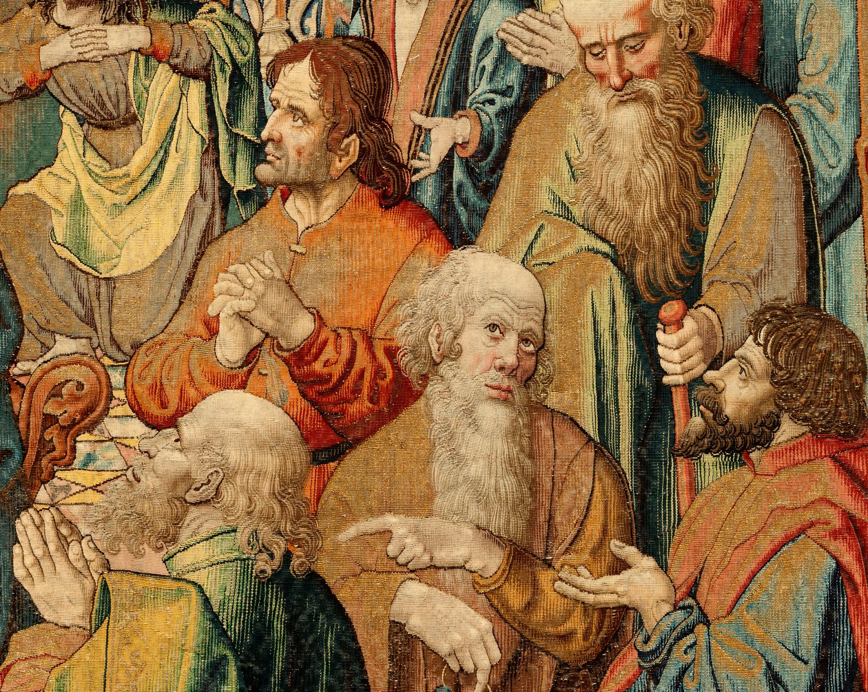 flamsk billedvev. Jesu lidenskap (Kristi lidenskap eller Herrens pinse). National Heritage inv 10005817. av Bernard van (after) Orley