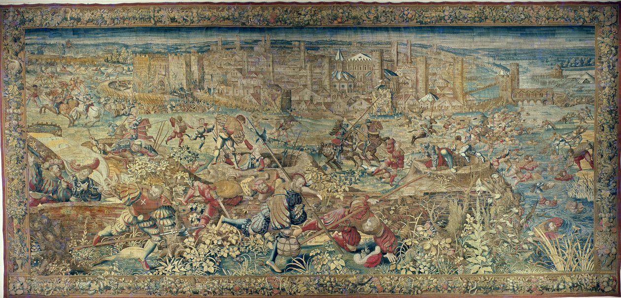 Episode av slaget ved Pavia (1525) av Bernard van Orley