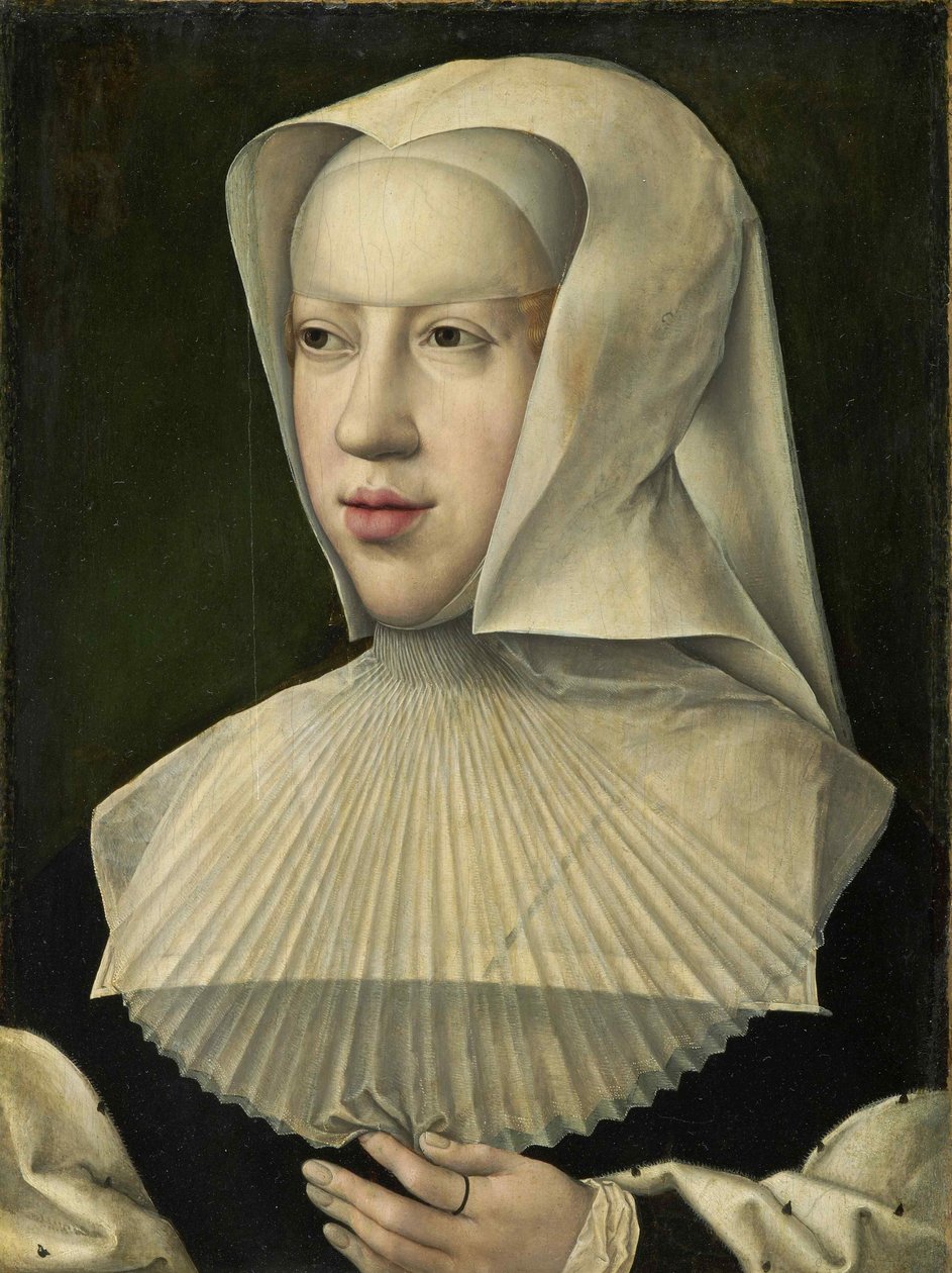 Portrett av Margaret av Østerrike 1480-1530. av Bernard van Orley