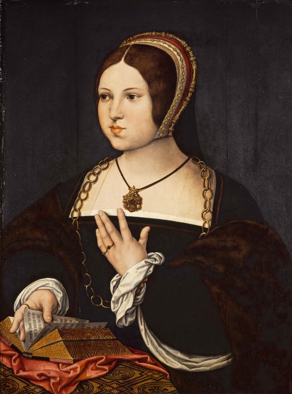 Portrett av Marie Haneton, ca 1518. av Bernard van Orley