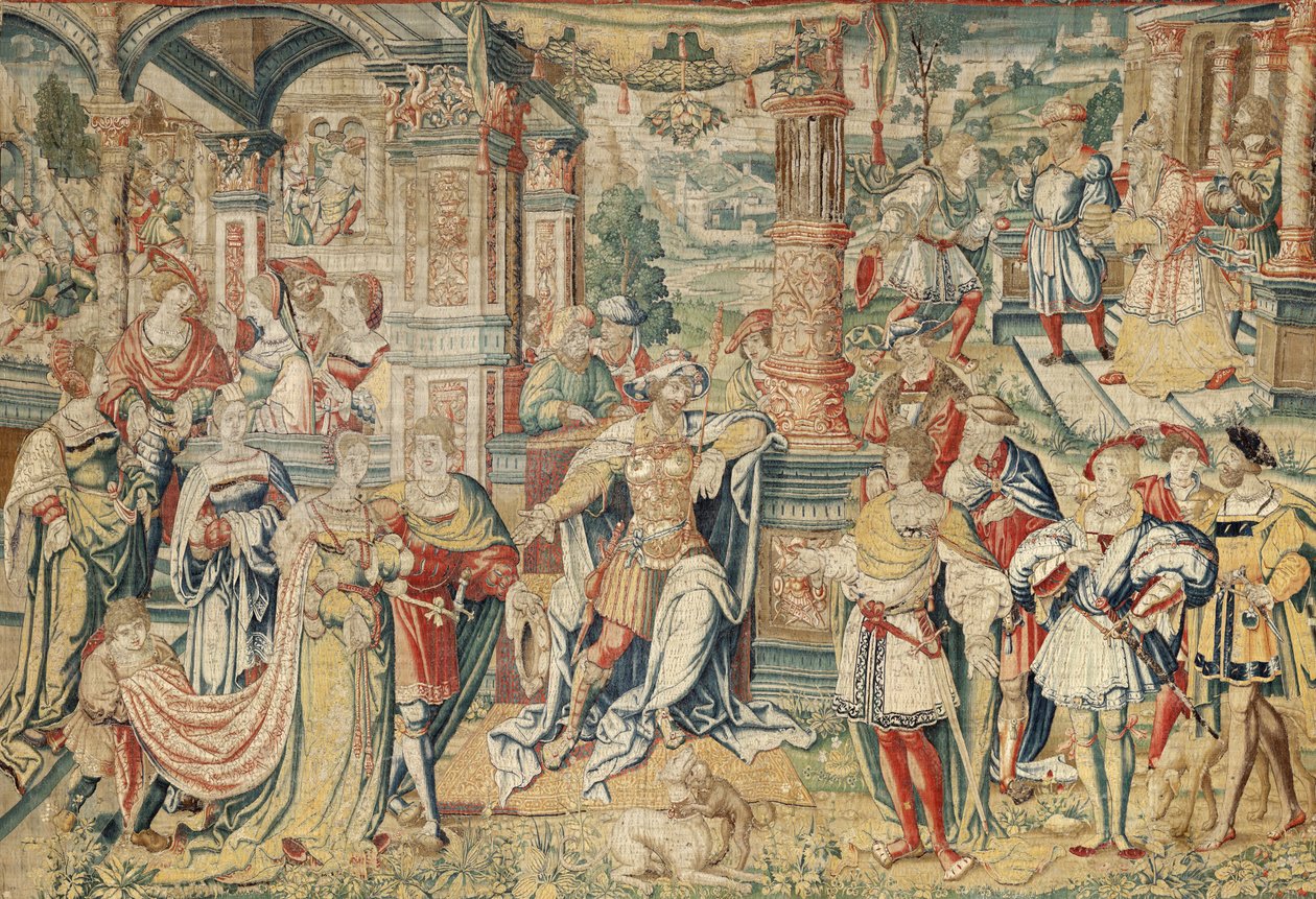 Series of History of David, ca. 1525 (silke og ull) av Bernard van Orley