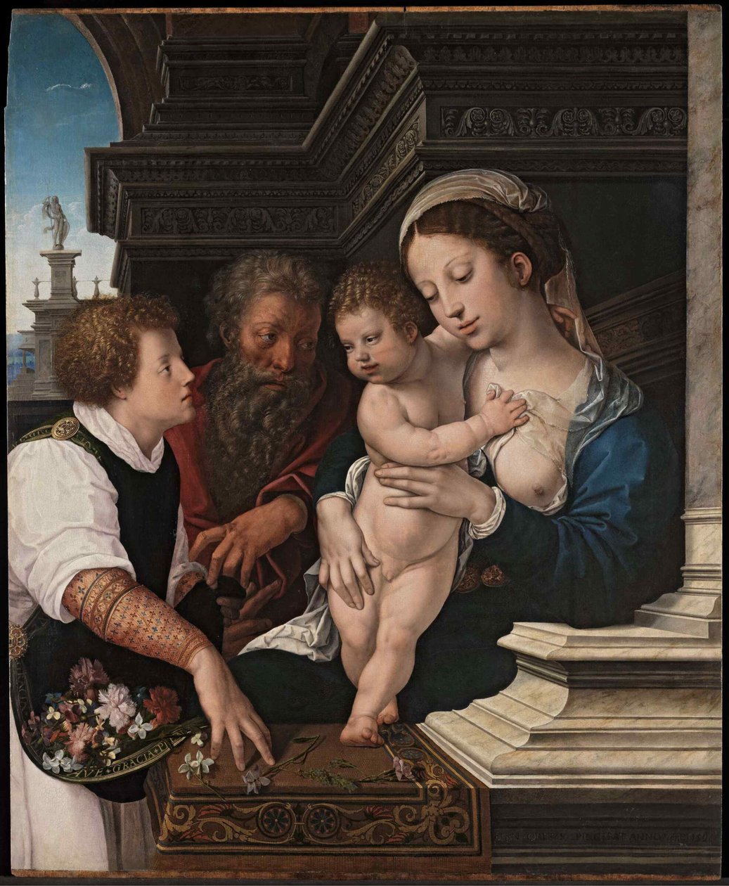 Den hellige familie, ca 1521. av Bernard van Orley