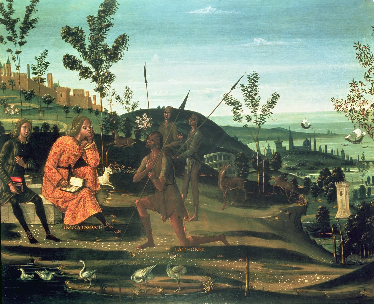 Scipio og hans anklagere av Bernardino Fungai