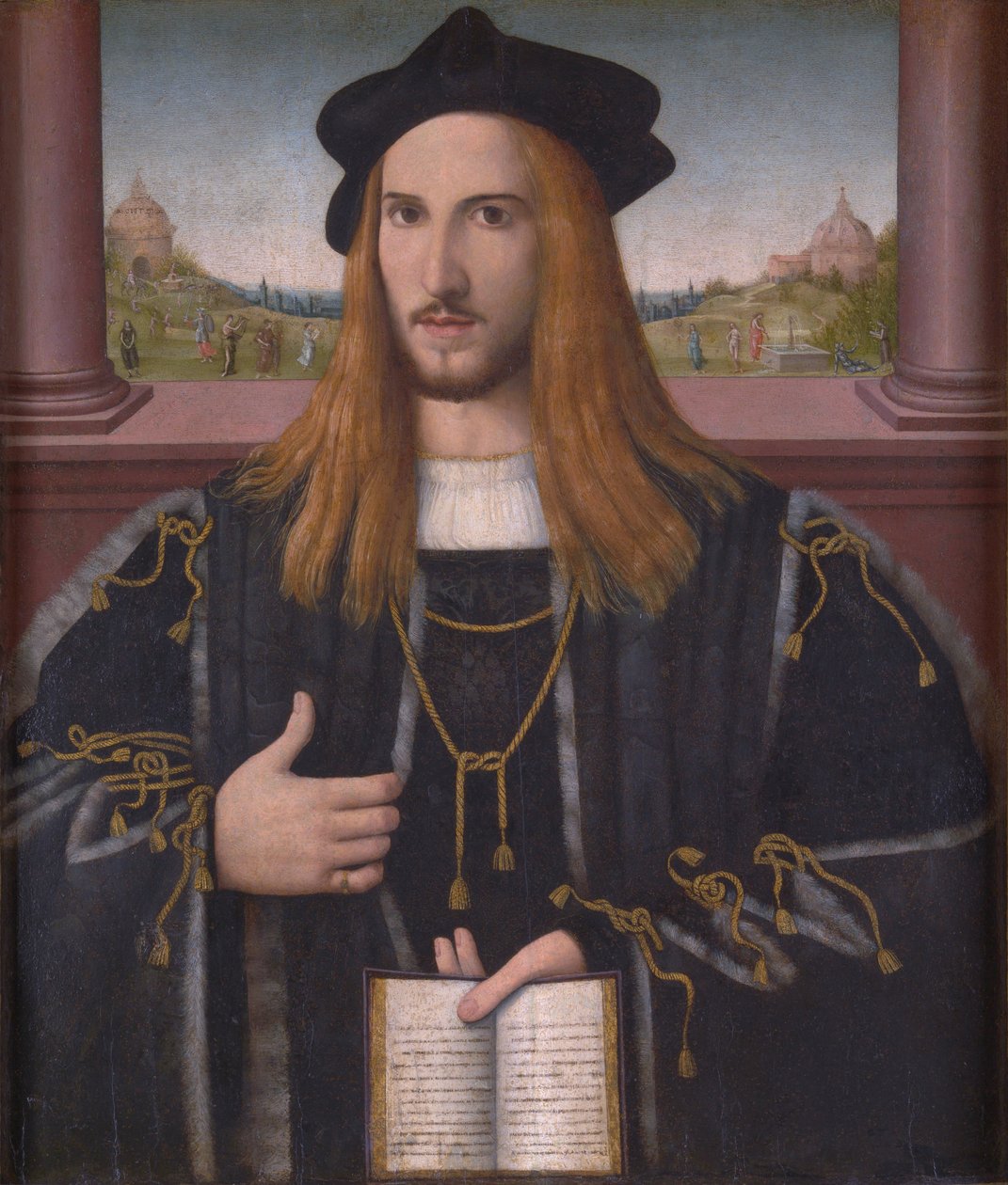 Portrett av Alberto III Pio av Bernardino Loschi