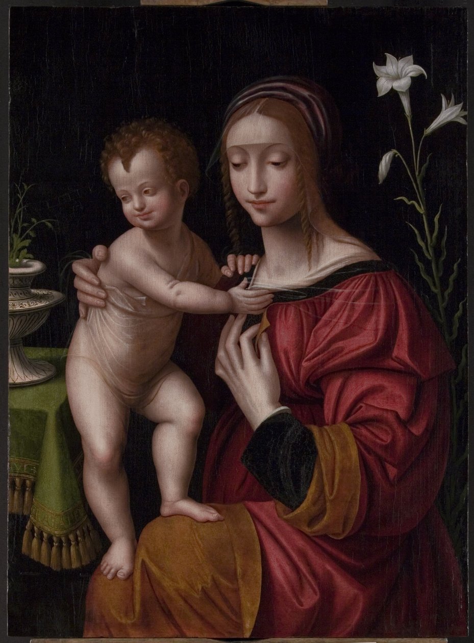 Madonna og barn av Bernardino Luini