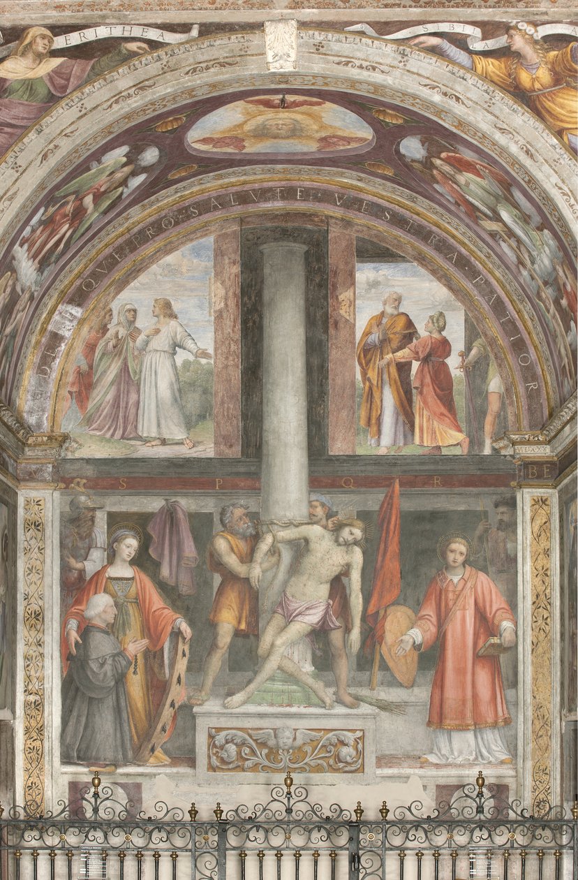 Saint Catherine og Jesus Kristus av Bernardino Luini