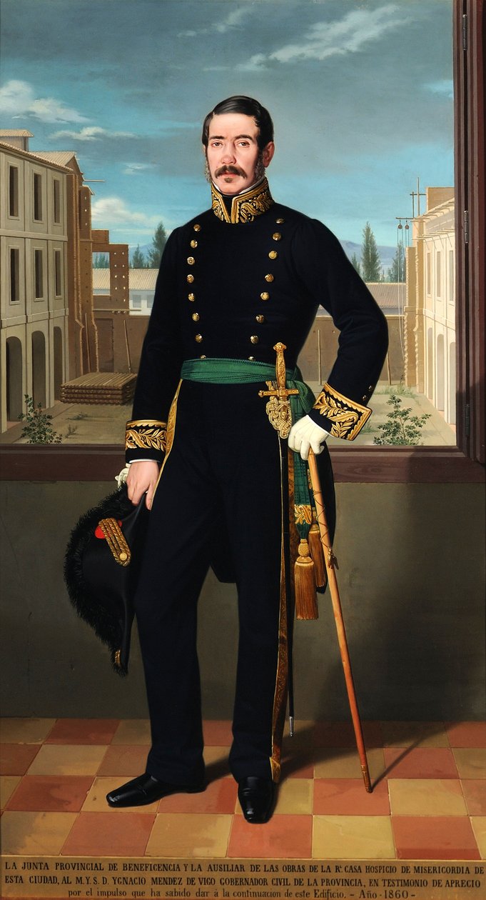 Ignacio Méndez de Vigo og Valdés Miranda av Bernardino Montañés