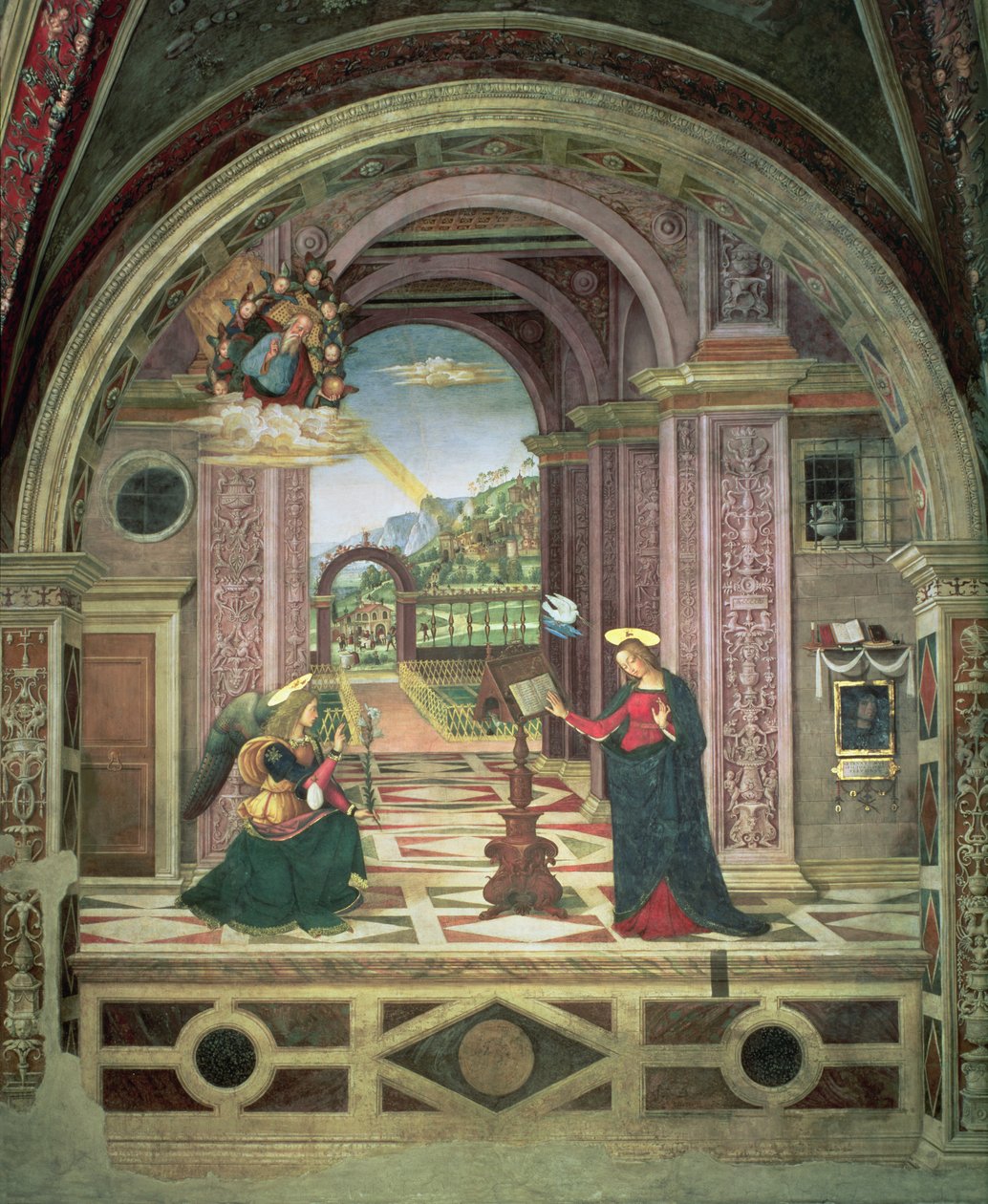 Kunngjøring, 1501 av Bernardino di Betto Pinturicchio
