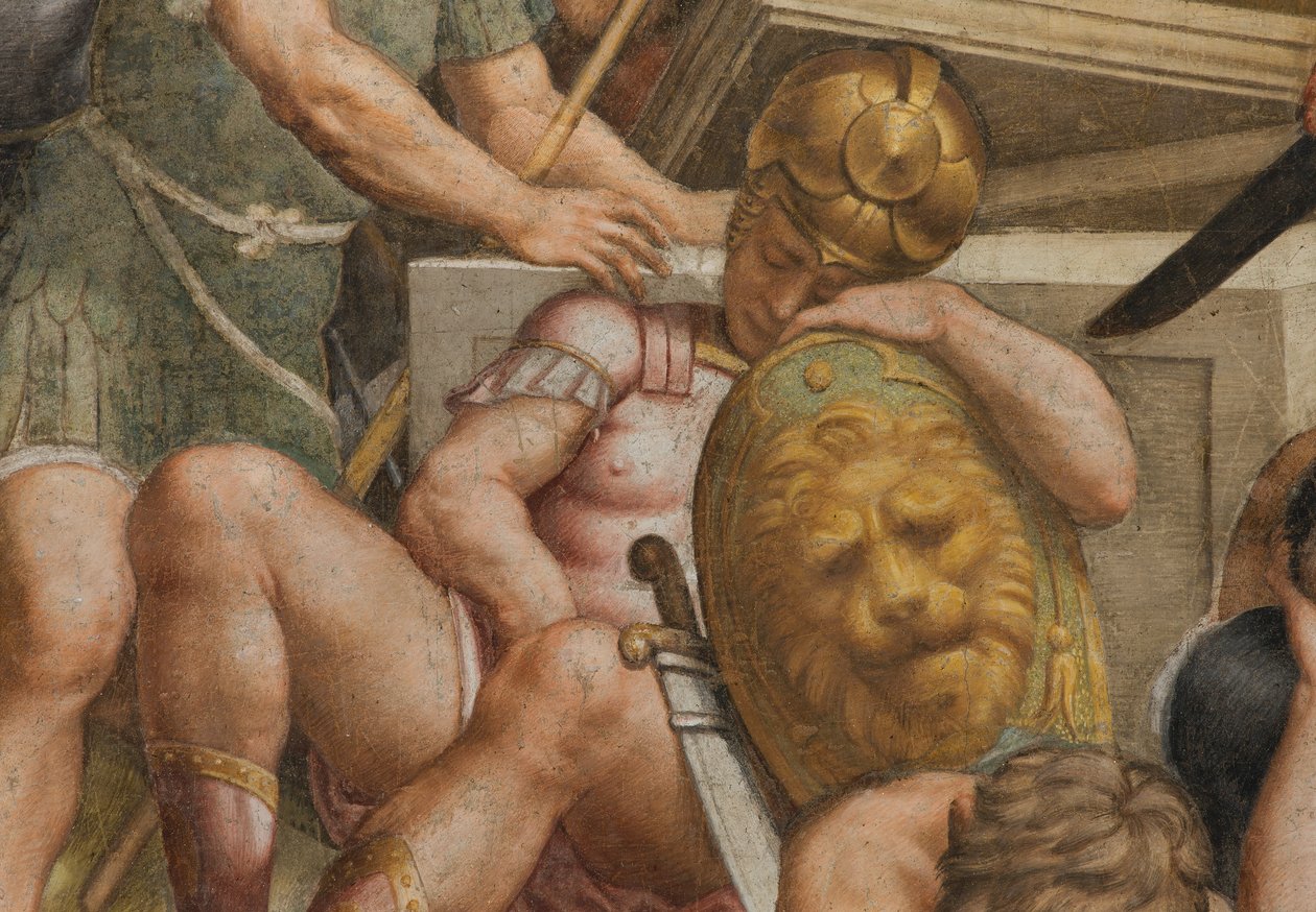 Counterfaccata, Bernardino Gatti, Resurrection 1529, Detail av Bernardino Gatti