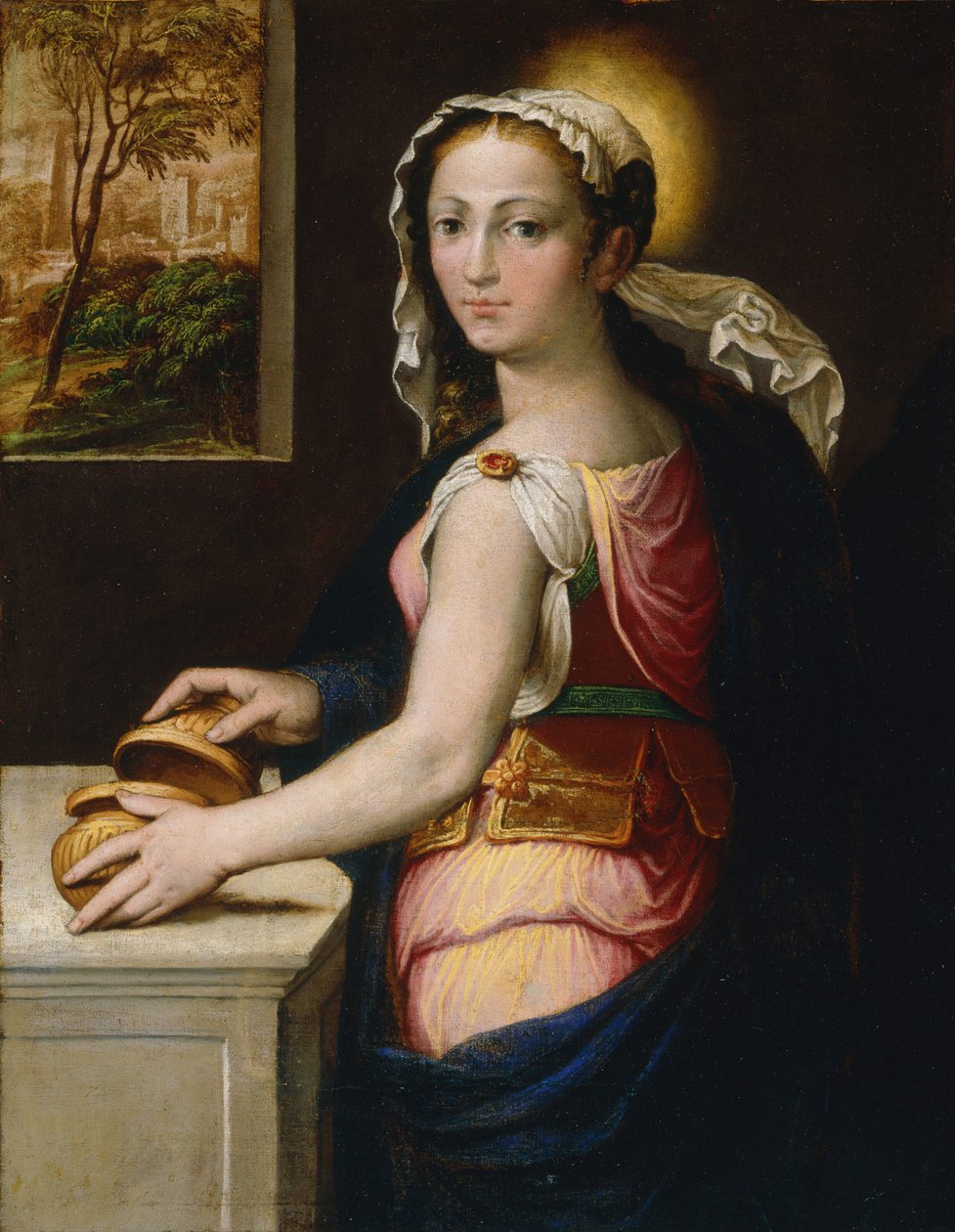 Maria Magdalena av Bernardino Campi