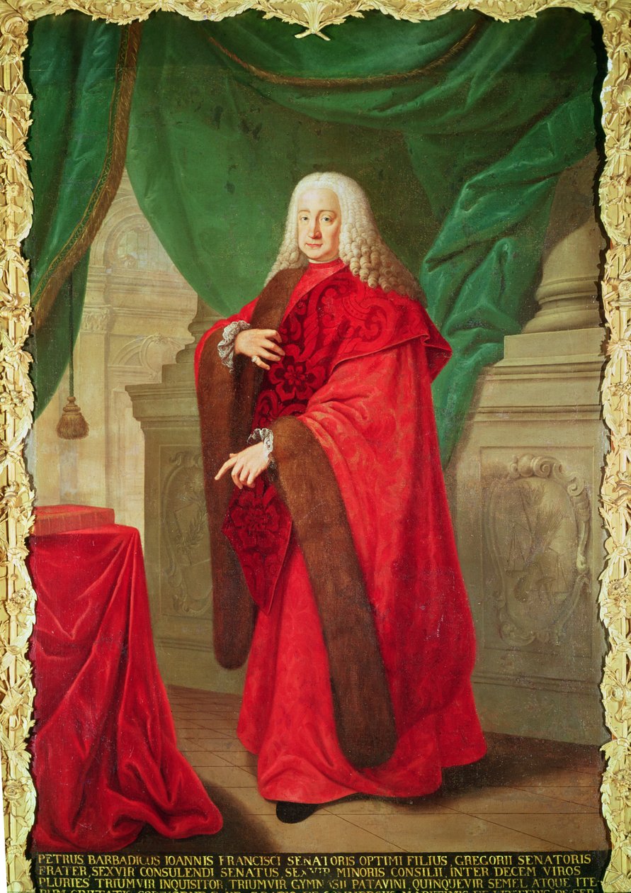 Portrett av Doge Piero Barbarigo av Bernardino Castelli