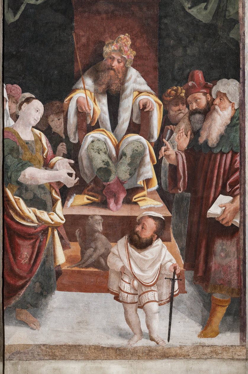 Detalj av The Martyrdom of Saint Catherine (fresco) av Bernardino Lanino