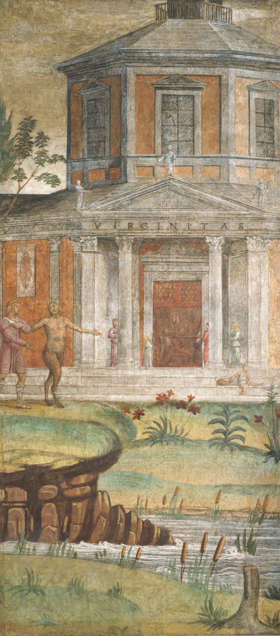 Cephalus og Pan ved Diana-tempelet, ca. 15201522. av Bernardino Luini