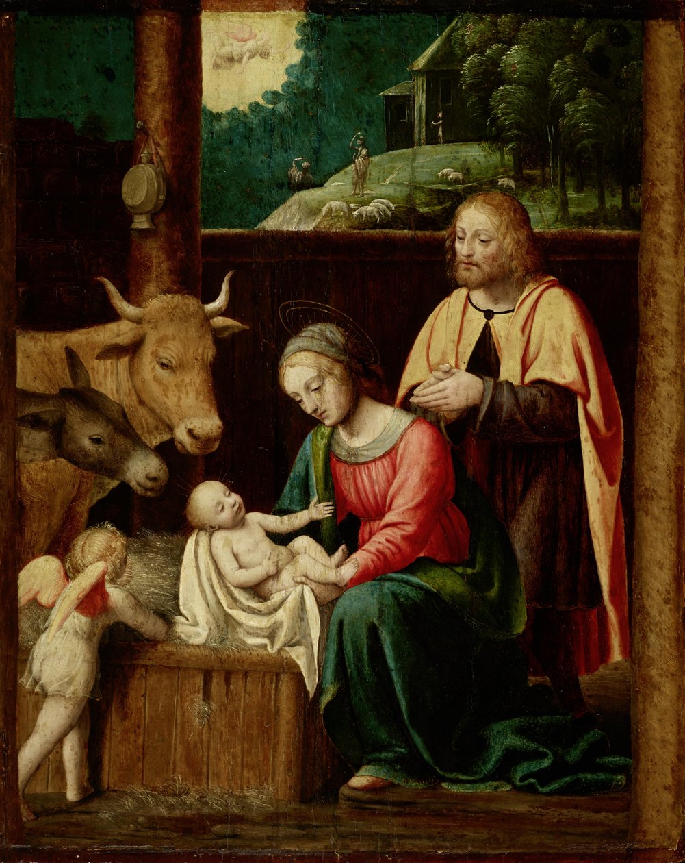 Kristi fødsel av Bernardino Luini