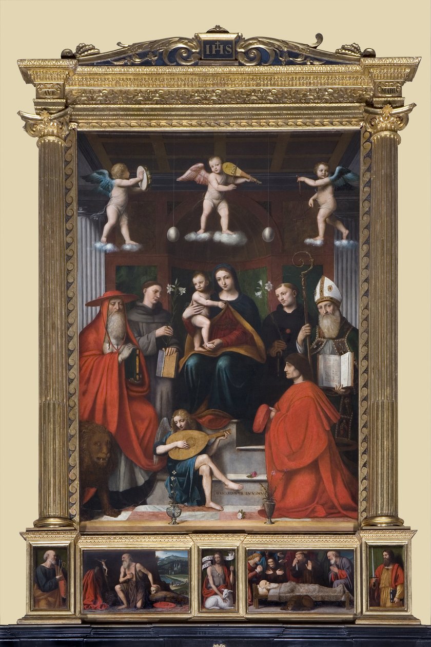 Holy Chonversion, flere raimondi, 1-6 av Bernardino Luini