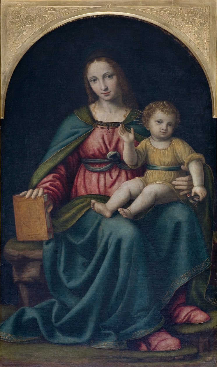 Madonna og barn av Bernardino Luini