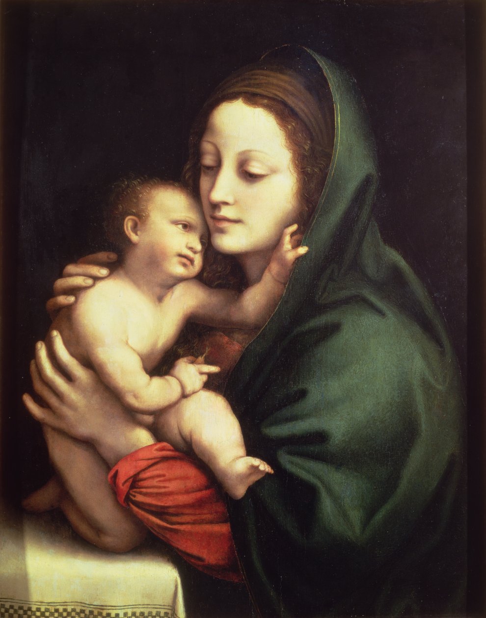 Madonna og barn, ca. 1510 (panel) av Bernardino Luini
