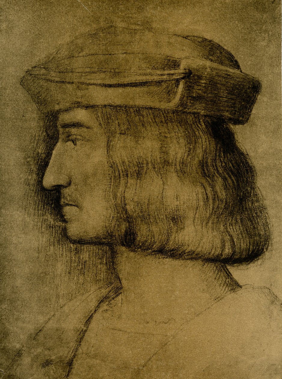 Mannsportrett av Bernardino Luini