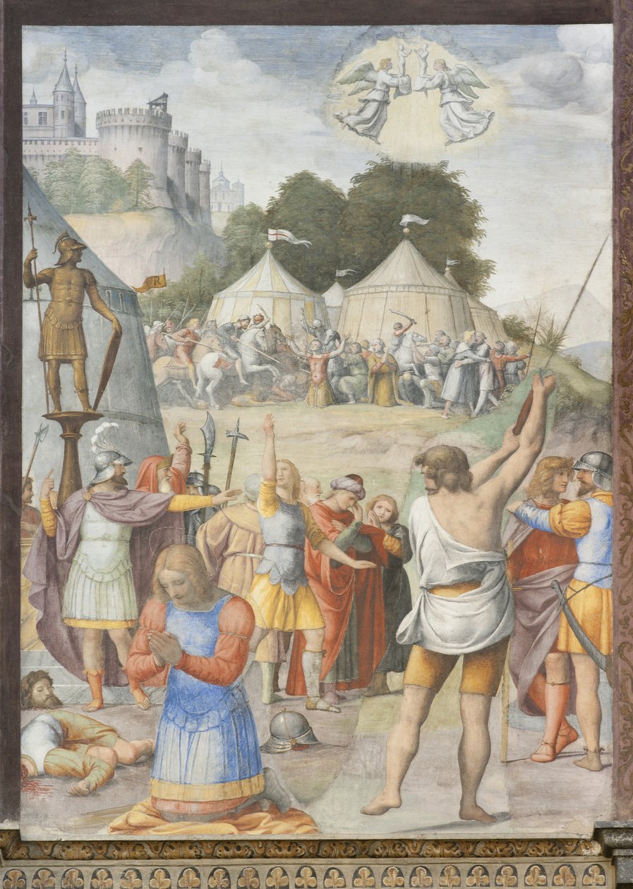 Martyrium av Saint Maurice av Bernardino Luini