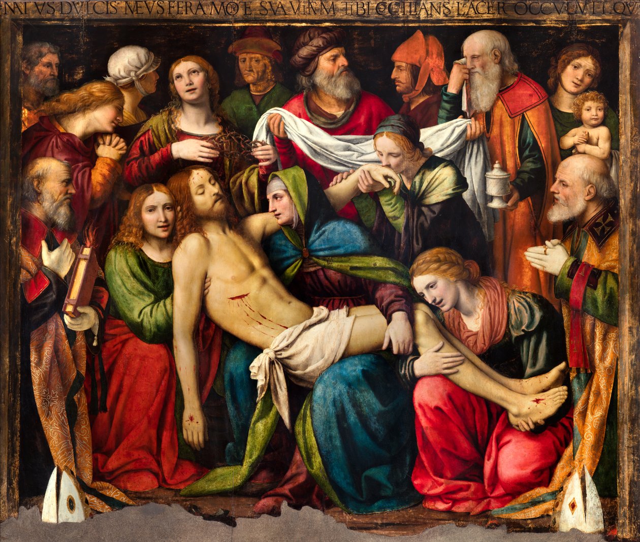 Milano, San Giorgio al Palazzo-kirken, Bernardino Luini, Gravsted av Bernardino Luini