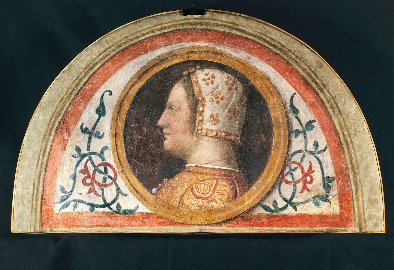 Portrett av Bona av Savoy (Avigliana av Bernardino Luini