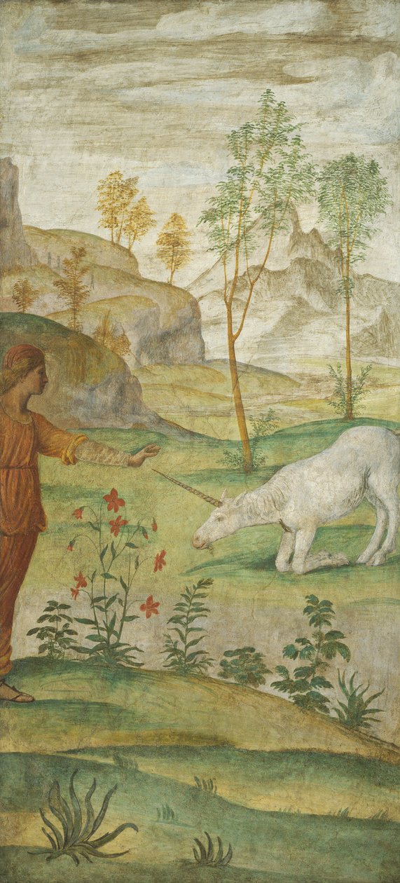 Procris og enhjørningen, ca. 15201522. av Bernardino Luini