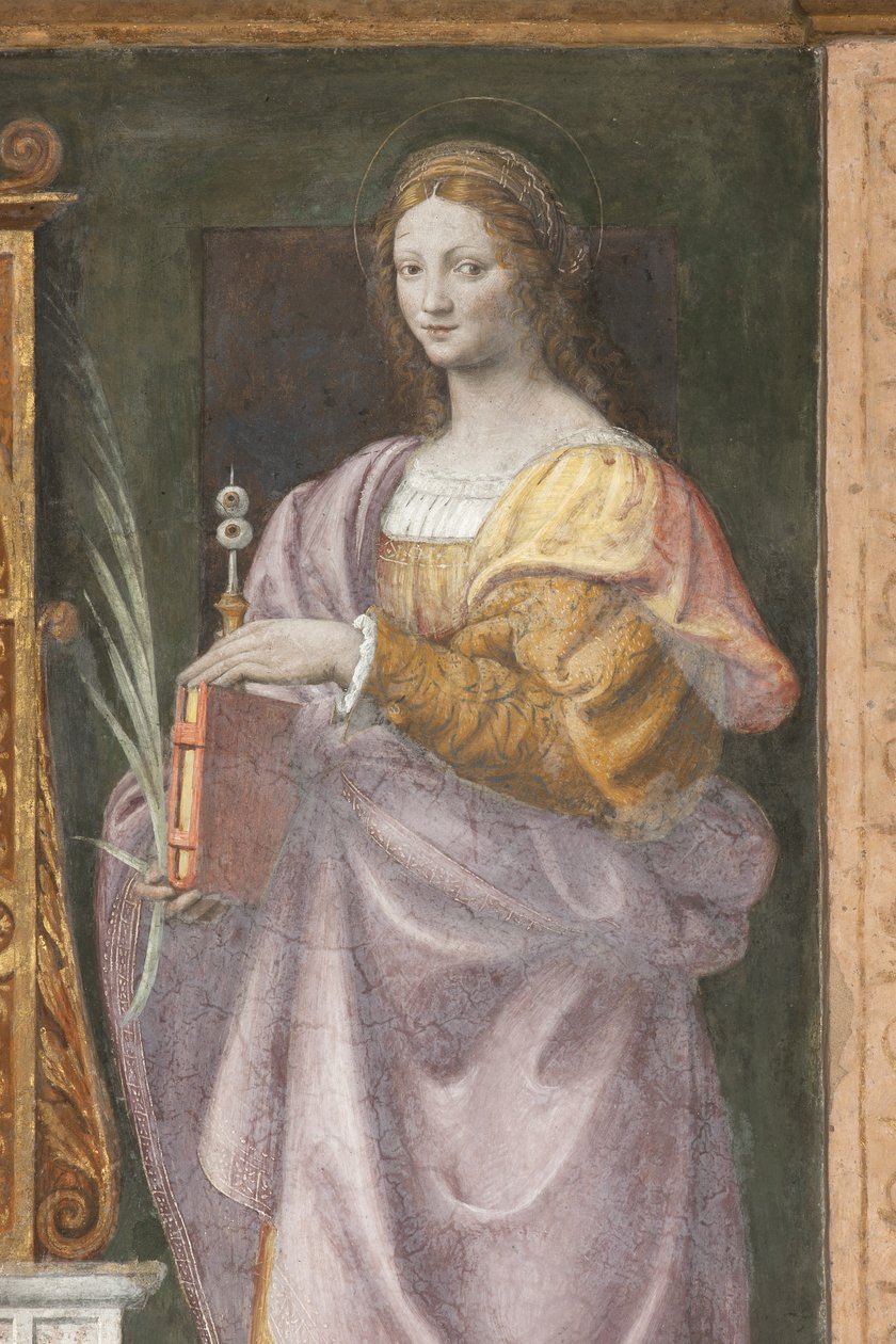 Saint Lucy, ca. 1522-25 (detalj av 3497192) av Bernardino Luini