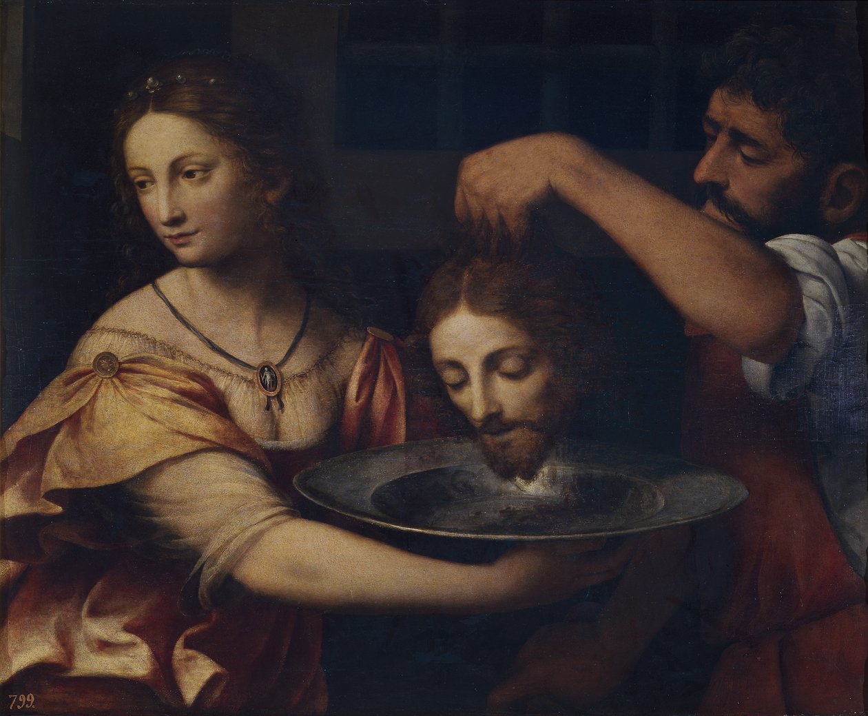 Salome mottar hodet til døperen Johannes av Bernardino Luini