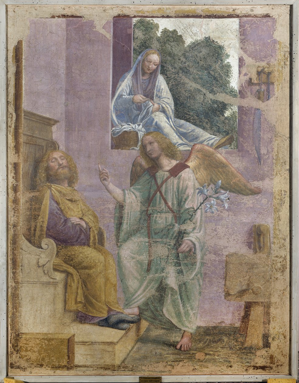 Drømmen om St. Joseph av Bernardino Luini