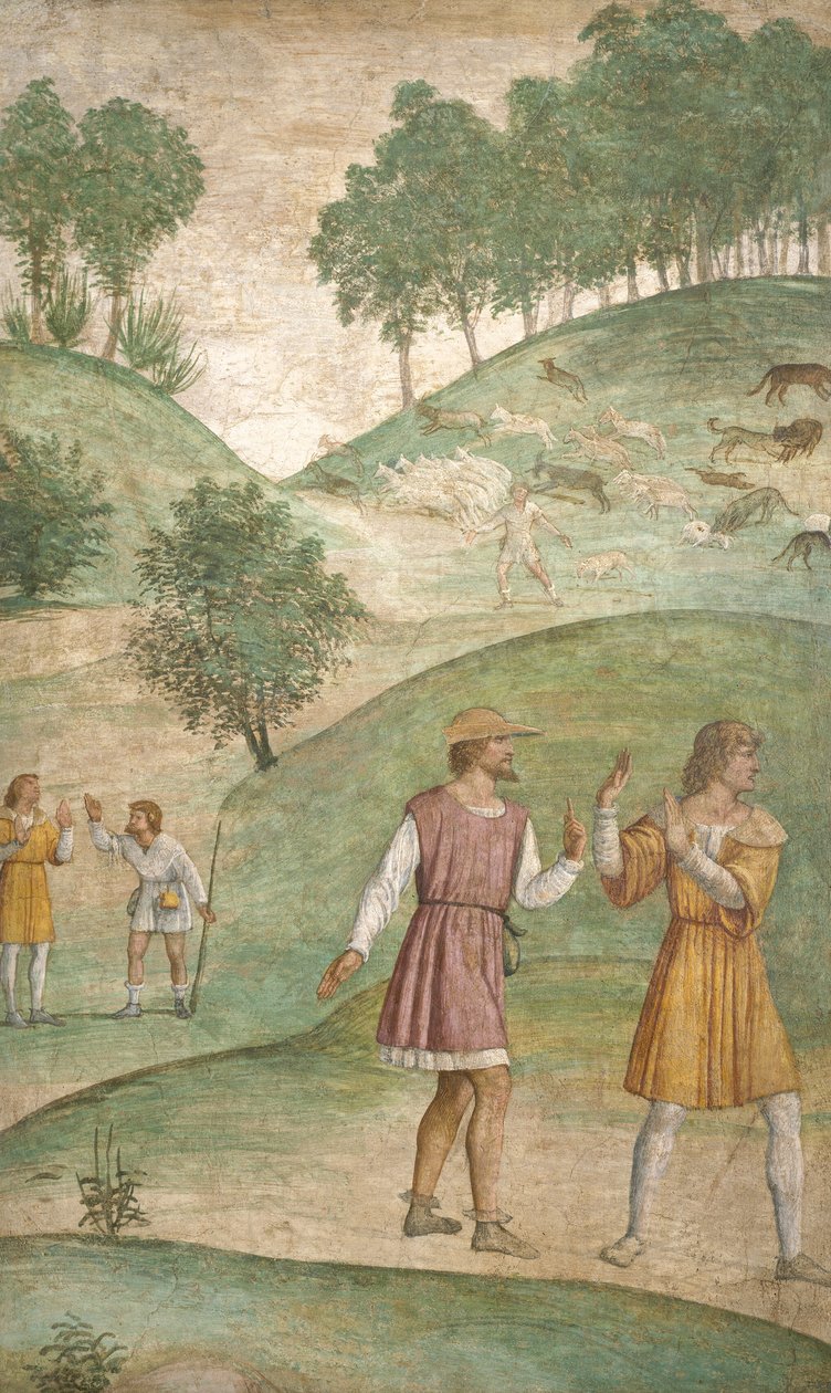 Ulykken til Cephalus av Bernardino Luini