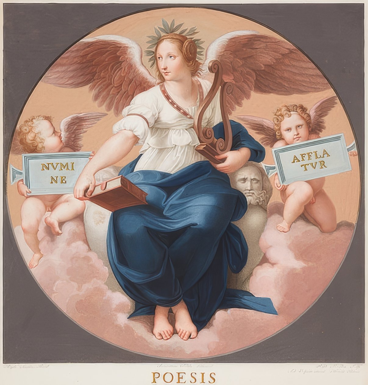 Dikt (Stanza della Segnatura) av Bernardino Nocchi