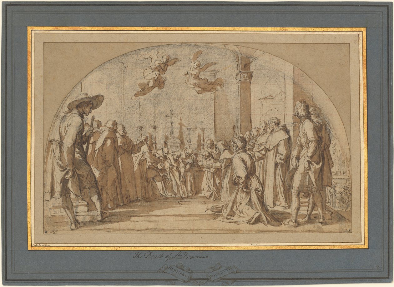 Den salige Buonagiunta Manettis død av Bernardino Poccetti