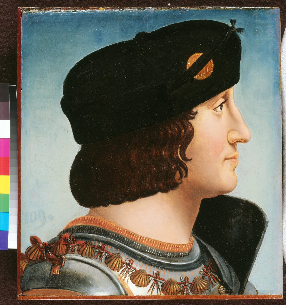 Charles d#39;Amboise, ca. 1505 (Olje på panel) av Bernardino de