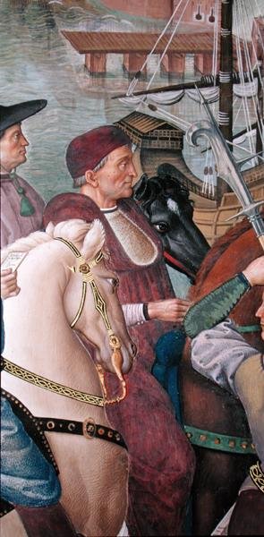 Kardinal Domenico Capranica, detalj fra 