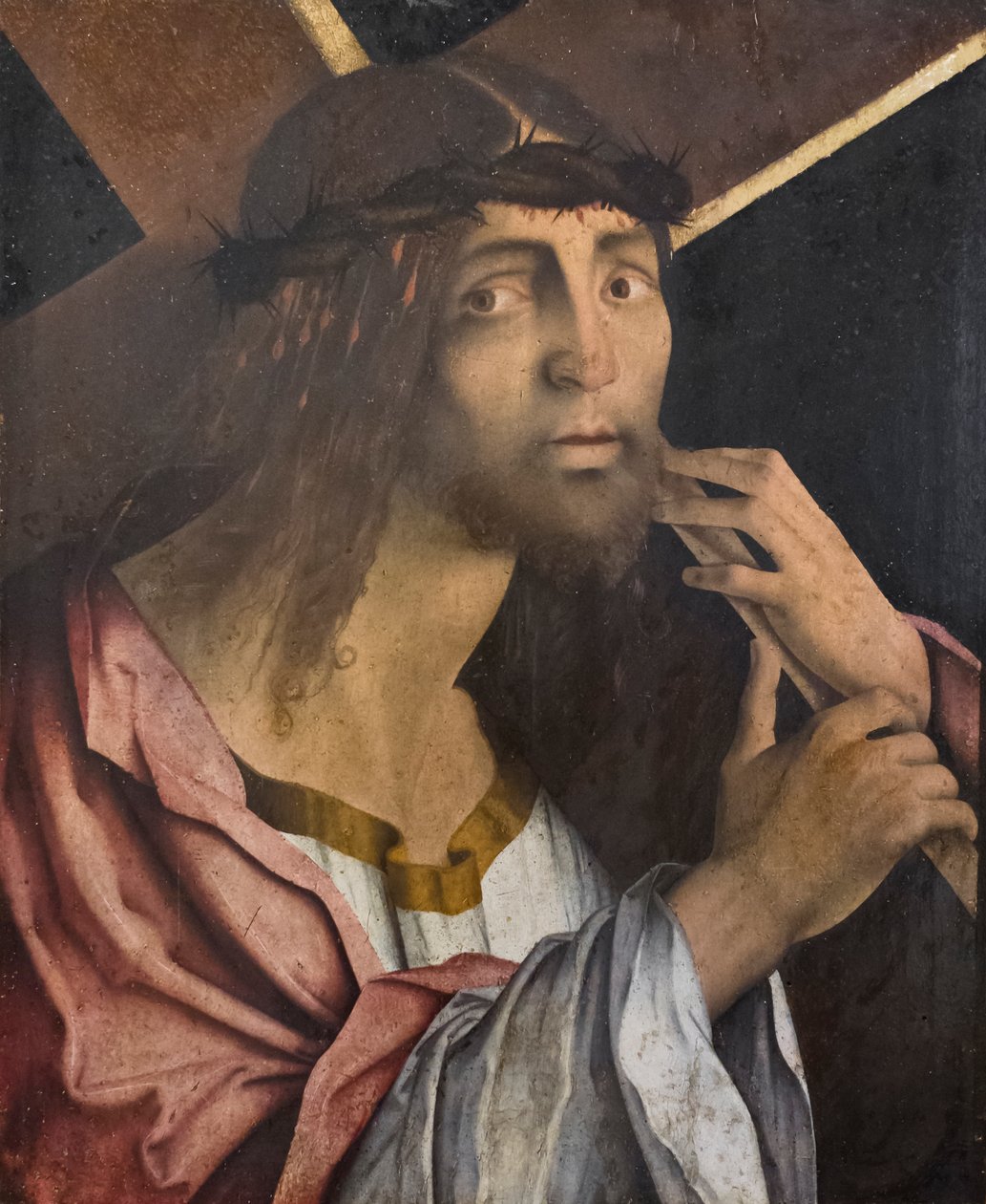 Kristus bærer korset, slutten av 1400-tallet av Bernardino di Bosio Zaganelli