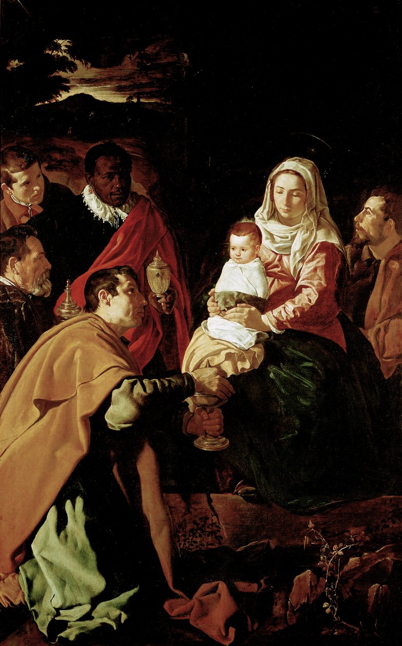 Magiens tilbedelse, ca. 1619 (olje på lerret) av Bernardino di Bosio & Zaganelli Francesco di Bosio (c.1470 c.1532) Zaganelli