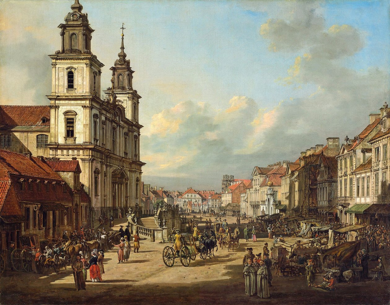 Det hellige kors kirke i Warszawa av Bernardo Bellotto