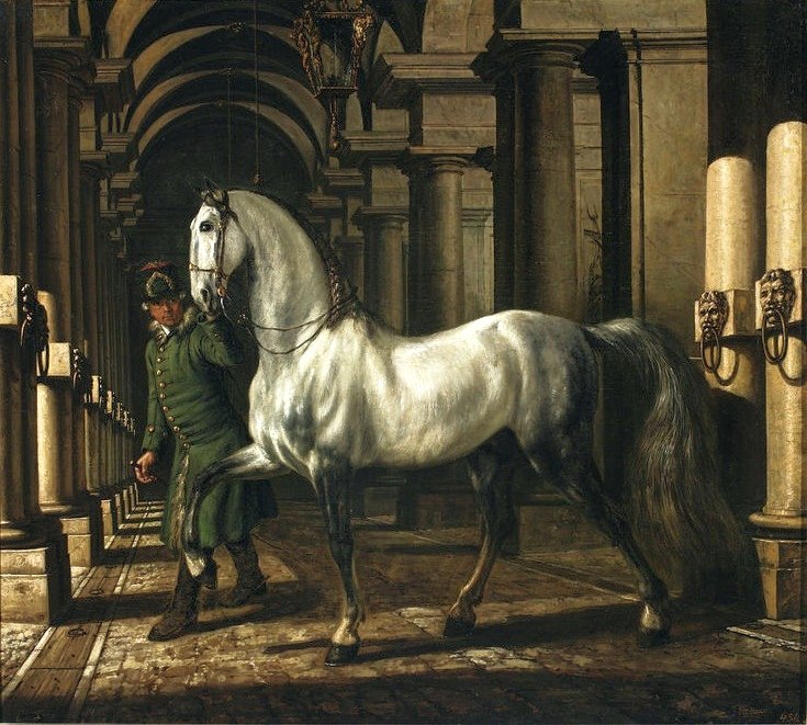 Brudgommen som leder en hest av Bernardo Bellotto
