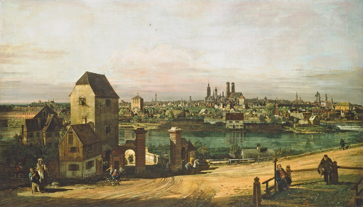 Utsikt over München, ca. 1761 av Bernardo Bellotto