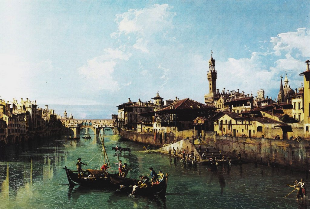 piazza darno, samling. privat av Bernardo Bellotto
