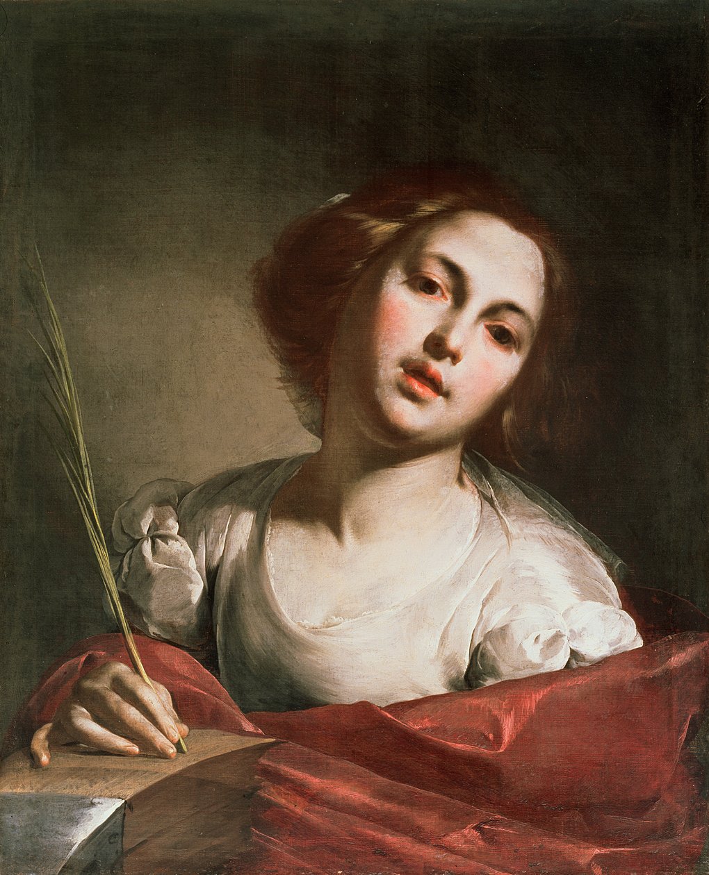 St. Katarina av Alexandria, slutten av 1640-årene av Bernardo Cavallino