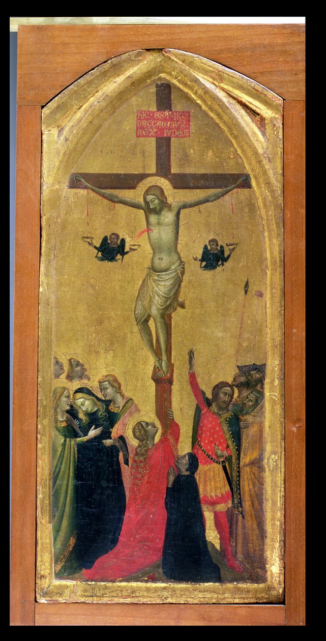 Korsfestelse (tempera på panel) av Bernardo Daddi