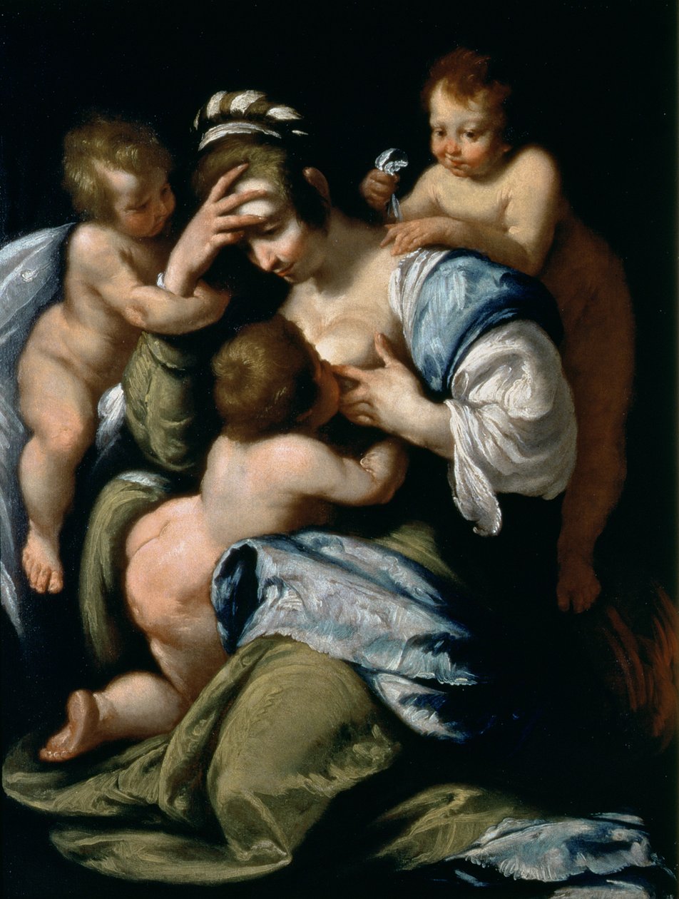 Veldedighet av Bernardo Strozzi