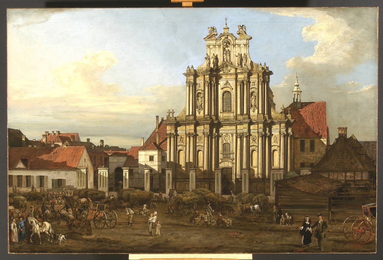 Visitandines kirke, Warszawa, Polen av Bernardo Bellotto