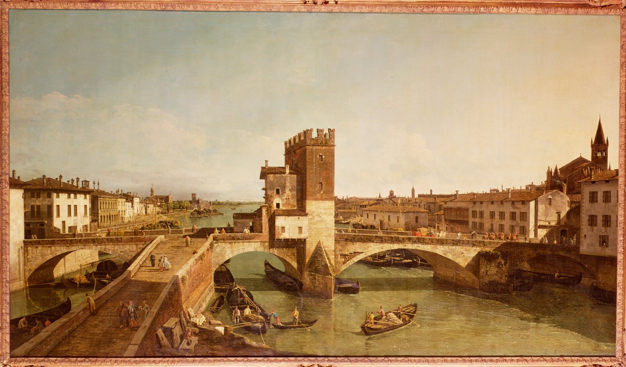 Ponte Delle Navi, Verona av Bernardo Bellotto