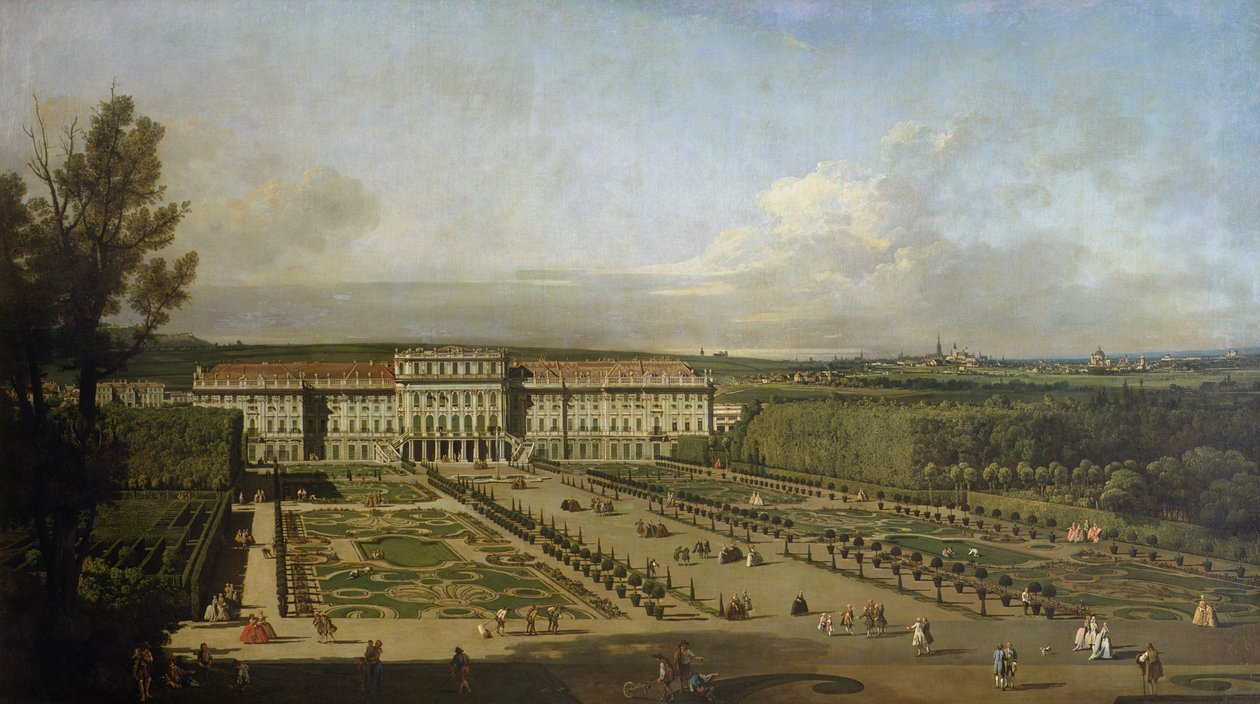 Schönbrunn slott og hager, 1759-61 av Bernardo Bellotto