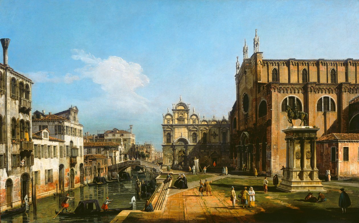Campo di SS. Giovanni e Paolo, Venezia av Bernardo Bellotto